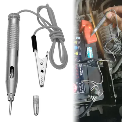 Obrázek produktu pro Testovací přístroj pro kontrolu obvodů, určený pro elektrické obvody s napětím 6 V, 12 V a 24 V, vhodný pro automobily
