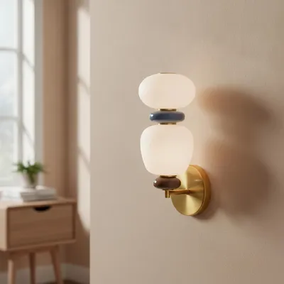 Productafbeelding van Wandlamp Palo goud, AI-gegenereerde afbeelding