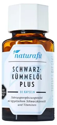 Immagine prodotto di naturafit Olio di cumino nero Plus Capsule, 80 Capsule