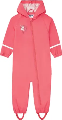 Produktbild von Lupilu Mädchen Matsch- und Buddel Overall reflektierend Wind- und wasserdicht Koralle 98 - 104