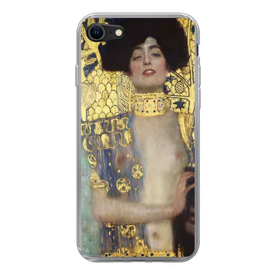Produktbild von MuchoWow® Handyhülle Schutzhülle Hülle für iPhone SE 2022 Judith - Gustav Klimt Silikon Softcase Handy Hülle - Schutzhülle