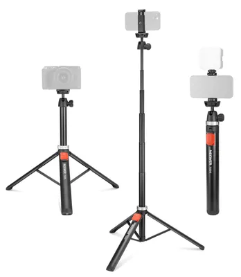 Produktbild von NEEWER Stativ für Handy & Kamera mit Fernbedienung & Handyhalter, TS05