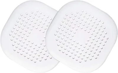 Imagen del producto de Filtro de desagüe de silicona, 2 unidades, con ventosa, para ducha y bañera