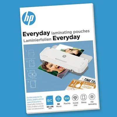 Image de HP Laminierfolien Everyday für Visitenkarten 80 Micron 100x