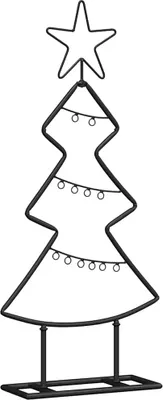 Immagine prodotto di vidaXL Albero di Natale in metallo con supporto nero 60 cm in acciaio