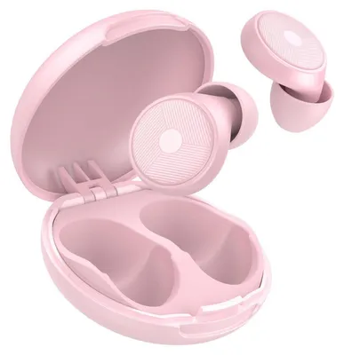 Produktbild von Ohrstöpsel zum Schlafen, Rosa, 4 Größen (XS-L), Silikon, Geräuschunterdrückung bis 45 dB