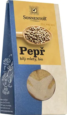 Obrázek produktu pro Pepř bílý mletý BIO 35 g SONNENTOR
