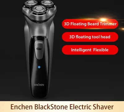 Produktbild von Xiaomi Youpin 3D Elektrorasierer Enchen BlackStone Elektrorasierer Waschbar Bartschneider fuer Maenner Akku-Rasierer Maschine