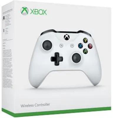 Produktbild von Gaming-Pad, Kabellos, Bluetooth, Xbox One, Xbox One S, PC, Farbe: Weiß