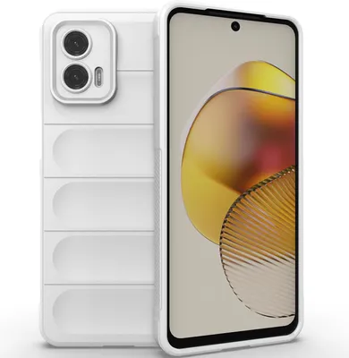 Produktbild von Handyhülle für Motorola Moto G73 Weich TPU Silikon Stossfest Anti-rutsch Hülle Weiß