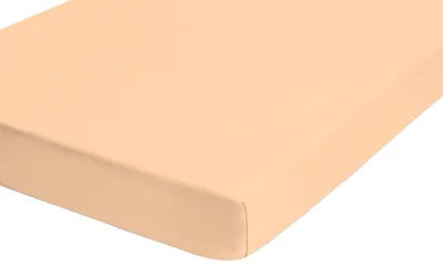 Produktbild von Biberna Frottee Spannbettlaken Stretch Spannbetttuch 100% Baumwolle Rundumgummi waschbar pflegeleicht hochwertig strapazierfähig 90x200 cm Gold