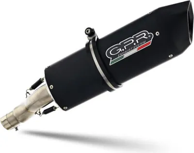 Produktbild von GPR genehmigte Slip-On Auspuffanlage Furore Schwarz für Kawasaki KLX 250 S