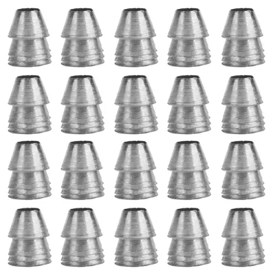 Produktbild von 20 Stück Sicherheitskeile mit rundem Griff, Stahlhammer-Spaltkeil-Set für Axt, Klauenschlitten, Durchmesser 10 mm