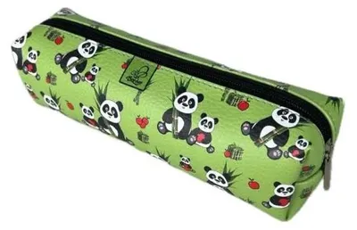 Immagine prodotto di Astuccio rettangolare con pandine e cuccioli di panda - Bee-bee
