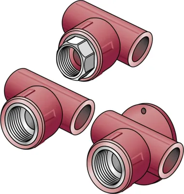 Immagine prodotto di KE Kelit TRI33 KETRIX, raccordo a T con derivazione, IG 32x1"S, 1 pz.