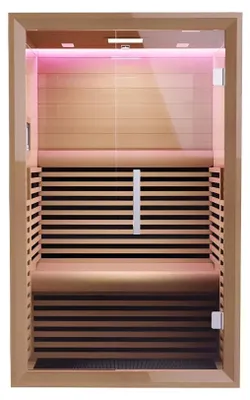 Produktbild von Infrarot-Wärmekabine für 2 Personen mit Carbon-Heizsystem