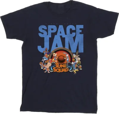 Produktbild von Space Jam: A New Legacy - "Tune Squad" T-Shirt für Herren BI51864 (L) (Marineblau)