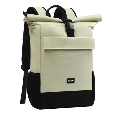 Produktbild von Freizeitrucksack Rucksack Rolltop Backpack Wasserdicht Laptop Arbeitsrucksack Für Schule Fahrradfahren Freizeit Reise