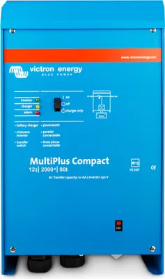 Produktbild von Victron MultiPlus C 12/2000/80-30 12V 230V 1600W 4000W Wechselrichter 80A Ladegerät