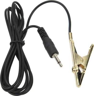 Produktbild von Audio -Pickup -Clip -Metall 3,5 mm Universal Instrument -Mikrofon mit Schwammpolster für Geigengitarre1,5 m / 4.9ft