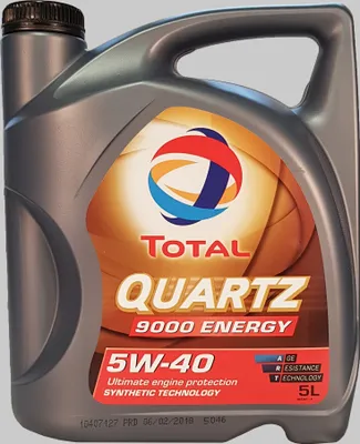 Produktbild von Total QUARTZ 9000 ENERGY 5W-40 5 Liter Kanne Reifen