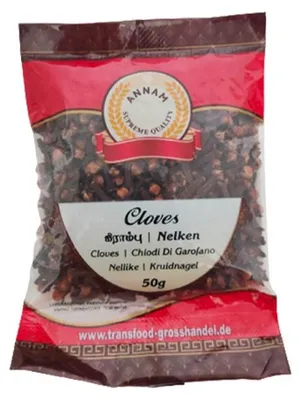 Zdjęcie produktu dla Przyprawa Annam Cloves 50g - korzenny aromat do chai i deserów wyrazisty