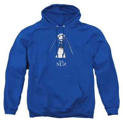 Image de The Nun - Sweat à capuche unie pour hommes/femmes, modèle TV40519 (Taille L), couleur bleu roi