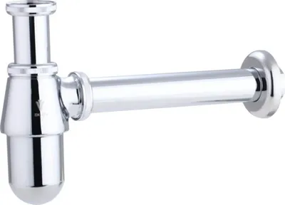 Obrázek produktu pro Sifon k umyvadlu veporit 1 1/4" mosaz pochromovaný