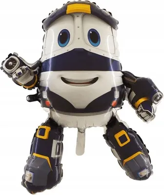 Produktbild von Roboter-Folienballon, blau, 36" 1 Stk.