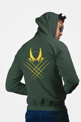 Produktbild von D&B Uni Hoodie ZIPMO00109 Wolverine Waldgrün-Größe XL