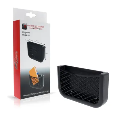 Produktbild von HR Kfz Ablagenetz - selbstklebend - Schraubmontage - Größe: 204 x 121 x 33 mm - schwarz
