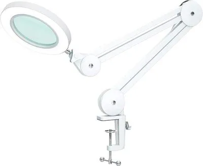 Produktbild von Leselampe mit LED, 5x Vergrößerung, dimmbar, 3 Farbmodi, 105mm Glaslinse