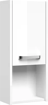 Produktbild von Badezimmer-Wand-Hängeschrank FES-3050-66 Badschrank in Hochglanz weiß - B/H/T: 30/70/16cm