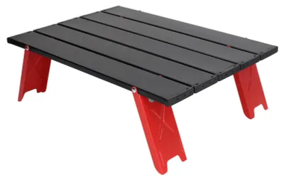 Obrázok produktu pre Elzusha – Campingový stolík Ultralight – Skladací – Prenosný – Hliník – Ideálny na outdoorové aktivity – 40,5 x 29 x 13 cm – Piknikový stolík