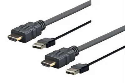 Produktbild von Vivolink PROHDMIUSB5, 5 m, HDMI Typ A (Standard), Stecker, Stecker, Gerade, Gerade