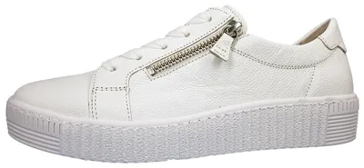 Immagine prodotto di Scarpe da ginnastica Gabor da donna, modello stringato, sportive, colore bianco, ideali per il tempo libero
