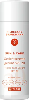 Produktbild von Hildegard Braukmann Sun & Care Anti-Age Gesichtscreme getönt SPF 20 (50 ml)
