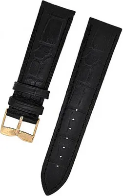 Produktbild von MORELLATO Leder Uhrenarmband 22mm schwarz Kroko A01U3333480019RA22