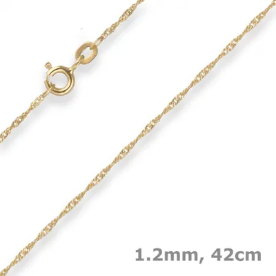 1-2mm-Singapurkette-aus-585-Gelbgold-42cm