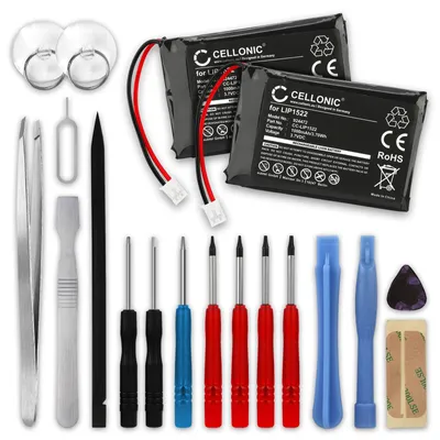 Image de CELLONIC 2x Batterie compatible avec Sony CUH-ZCT2, CUH-ZCT2E