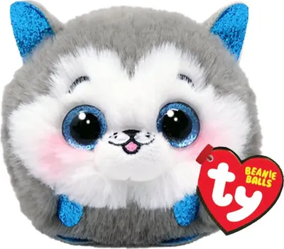 Obrázok produktu pre Maskotka pluszowa Ty Beanie Balls Slush szary husky 10 cm