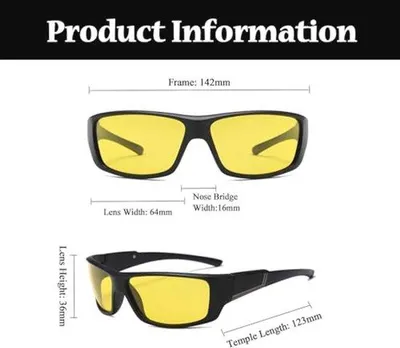 Produktbild von Polarisierte Herren- und Damensport-Sonnenbrillen - UV400 Schutz für Fahrräder, Laufen und Fahren