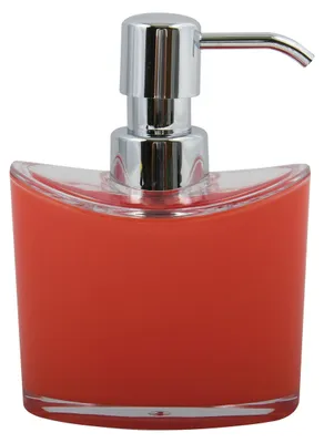 Produktbild von MSV Seifenpumpe/Spender Aveiro - PS - Kunststoff - rot - 14 cm