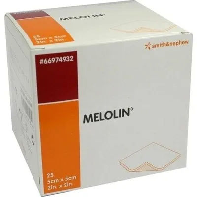 Productafbeelding van MELOLIN 5x5 steriele wondverbanden, 25 kompressen