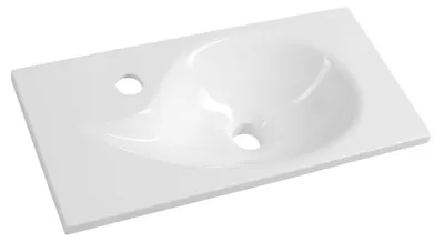 Produktbild von Sapho AQUA Gussmarmor-Waschtisch 50,5x25cm, Weiß