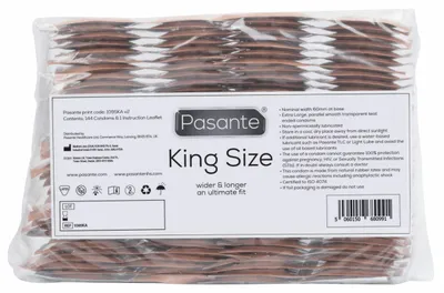 Productafbeelding van Pasante - Kondoms, King Size, Verpakking Met 144 Stuks