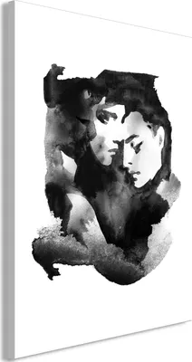 Produktbild von Vlies Leinwandbild - Love Longing (1 Part) Vertical 40x60 cm Menschen h-C-0210-b-a