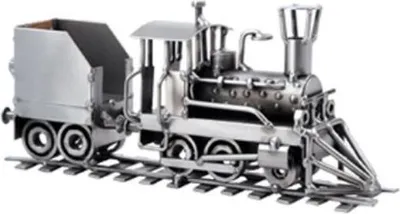 Immagine prodotto di Locomotiva in miniatura – scultura in metallo realizzata a mano