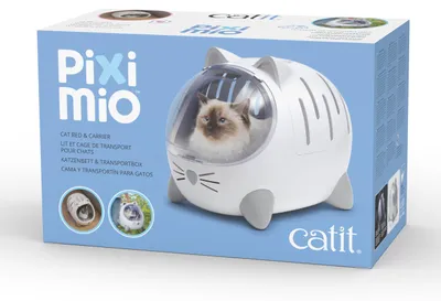 Zdjęcie produktu dla Catit Pixi Mio – transporter dla zwierząt, biały Biały, rozmiar uniwersalny
