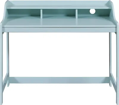 Produktbild von FURNARO Kinderschreibtisch Arbeitstisch Felix Salbei Massivholz 110 x 68,4 x 90,6 cm